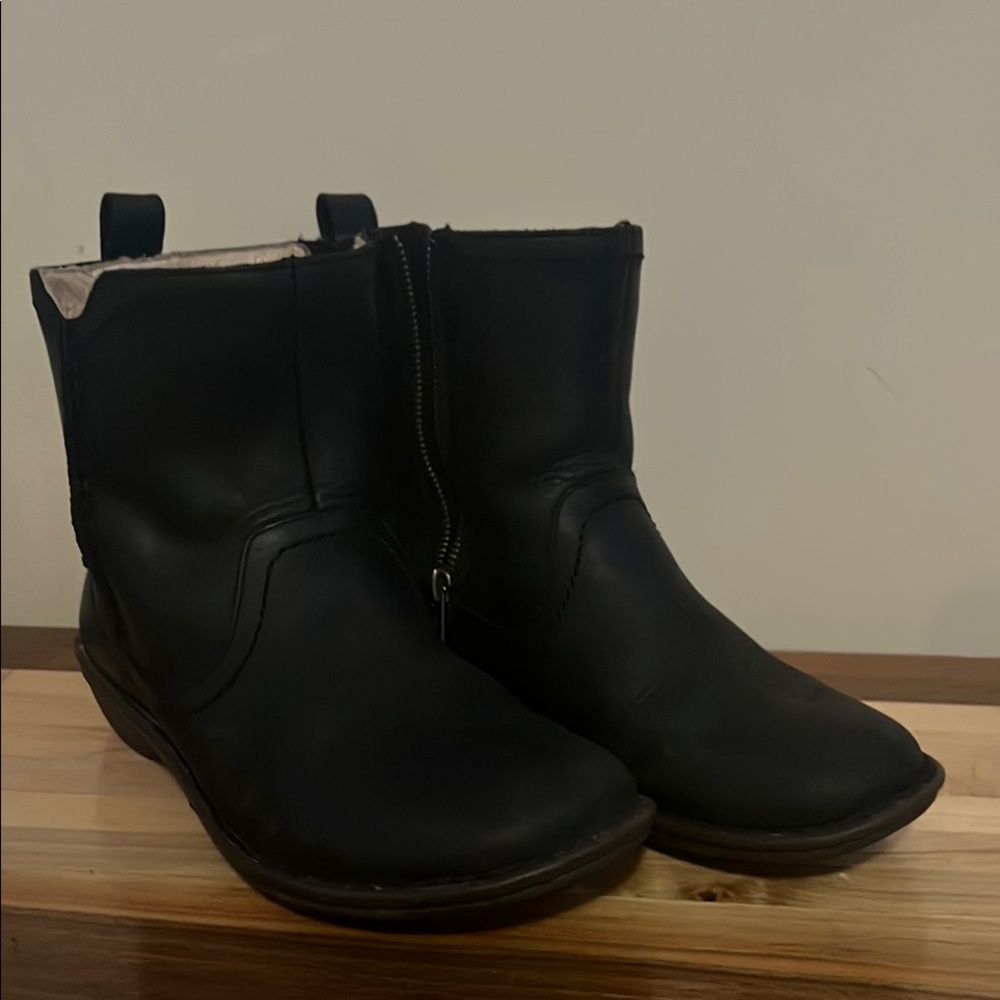 UGG Black Ankle Boots with zipper